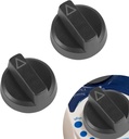 NBPLUS Replacement Knob for Luxe Bidet Neo 120 & Neo 185, Durable Bidet Toilet Parts with Symbols, Easy Install Black