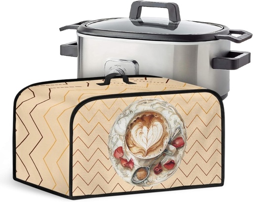 [BRSRA2Q7OJ5BAHLV] Slow Cooker Cover – Dust Protection - Stain Resistant - Washable – Appliance Cover