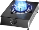 Fierce Fire Glass Single Stove,with Thermocouple Flameout Protection Device,for Tailgating,Seafood Boil,Home Brewing