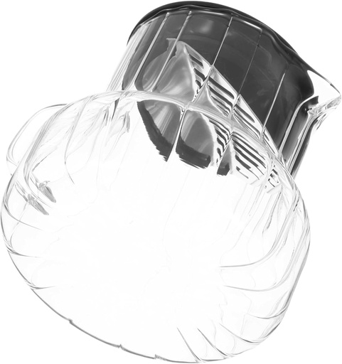 [BRSREEIKCIDQY2QU] Hand Brewed Coffee Set Glass Tea Kettle Pot Lid Serving Pitcher Vertical Stripe Design Brew Tea Coffee Lemonade