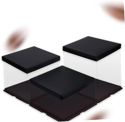 [BRSRAAQ6DMPAEEIV] Alipis Single-layer Cake Display Box Baking Bag for Cupcakes Muffins Cookies (10.5inch) Storage for Gourmet Treats