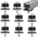 SKTREX Anti-Skid designTrolley Roller Wheels Limit Trolley Assembly Positioning for Unistrut Strut Channel with 1-5/8" Wide and All 1-5/8" or Taller Strut Channel Pack of 8