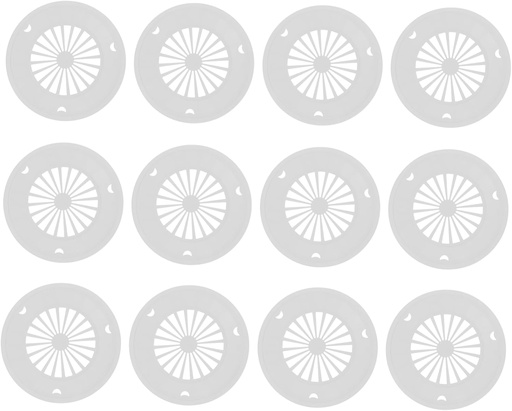 [BRSREFD2PIMR42A7] 20Pcs Reusable Paper Plate Holders for Barbecues Parties and Camping Durable Support for Plates Easy to Clean Sleek Design