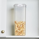 SUYUDSM Bread Box, 5L Bread Box Storage for Kitchen Countertop Plastic (White with Tray,1Pack)