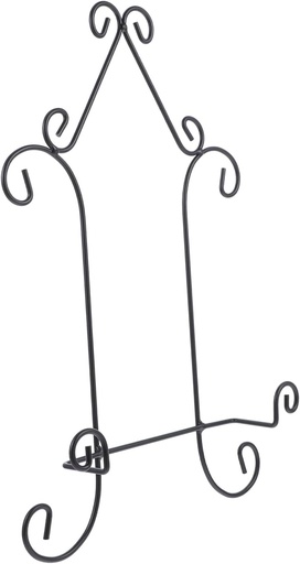 [BRSREZTQPIBWECLB] 1set Iron Wall Display Rack Multi-functional Metal Art Plate Stand for Organizing and Showcasing Artwork Trays and Ceramics Design for Desktop Wall Hanging