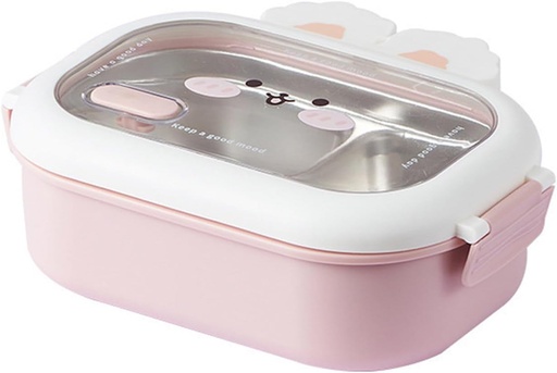 [BRSRAHQHCIGWEGYU] Leak Proof Food Storage Case Portable Rabbits Lunch Case For Kids Stainless Steel Container With Secure Seals