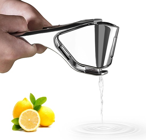 [BRSRAEATOEFAYD3B] Lemon Squeezer, Stainless Steel Lemon Juicer, Manual Juicer for Lemon Citrus Lime Orange, Handheld citrus Squeezer