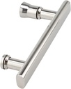 Shower Door Handle and Pulls Replacement Sets for Glass Door | Bathroom Door Knobs for Shower Enclosures Screen Internal/External Grip (Size : 600mm)
