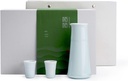 3 Pieces Sake Set, Chinese Style Traditional Retro High-Grade Ceramics Sake Cup Set, with 1 Sake Pot and 2 Sake Cups, Elegant Design Best Gift for Family and Friends Cups