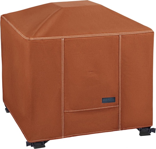 [BRSWYAADPIPGADLK] NettyPro Fire Pit Cover Square Waterproof Outdoor Firepit Cover for Gas Propane Fire Pit Table, 32 x 32 x 24 inch, Brown