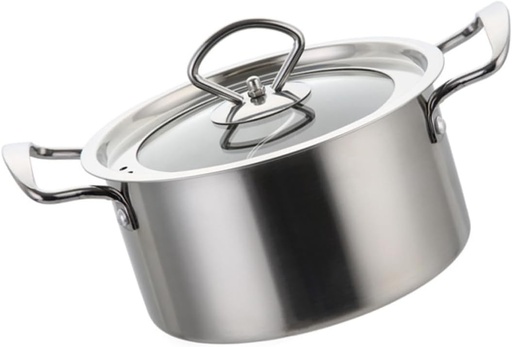 [BRSRE2YRBB5WCCLZ] Dual Hot Pot Electric Cooker 2-Person Non-Stick Stockpot Lid Stainless Steel Multi-Functional for Home Cooking Induction Ready for Soup and Fondue
