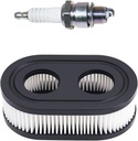 593260 Air Filter with Pre Filter and Spark Plug Fits for B&S 725EX 625EX 575EX 550EX 525EXI Engines, Air Filter Parts for Toro Recycler 22 and Troy Bilt Lawn Mower (2 Pack)