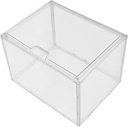 Clear Bread Box Storage Container Stackable Transparent Bread Bin for Countertop Food Box for Long- and Stylish Kitchen Display