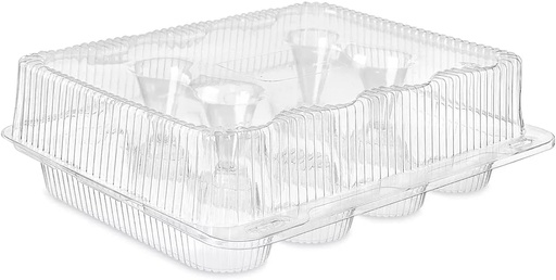 [BRSRAGI7B5YR6CIU] Small Cupcake Container (12 Count) (Quantity Count 10)