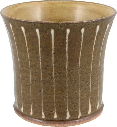 [BRSWEBI6B4GQACYU] Mino Ware 528-0002 Mino Bunyama Cup, Ichin, Brown