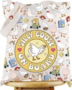WZMPA Goose Play Tote Bag Goose Gamer Gift Silly Goose On Board Shopping Grocery Bag Goose Merchandise