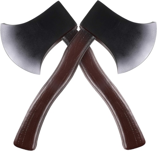 [BRSWGALQDMIQ23YU] Hsei 2 Pieces Halloween Axe Foam Hatchet Props Trick Props Fake Axes for Halloween Costume Party