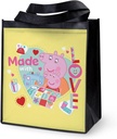 CafePress Peppa Pig: Made With Love Reusable Collapsible Grocery Bag