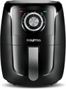 Gourmia GAF566 5-Quart Air Fryer - No Oil Healthy Frying - Classic Knob Controls - Easy Clean-Up - Recipe Book Included
