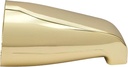 Westbrass E531-1F-01 5-1/4" Standard Front Connection Tub Spout, Polished Brass