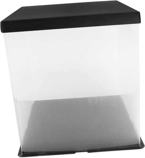 [BRSROBIPOQGRQHTB] 1set Transparent Cake Box Three Food Packaging Case for Birthdays Holidays Special Occasions Simple Practical Design Easy to Carry for Desserts