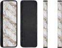 Marble White Gray Gold Lines Refrigerator Door Handle Covers Kitchen Appliances Gloves for Microwave Dishwasher Fridge Door Cloth Protector Covers