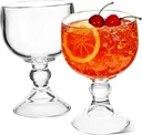 2pcs Margarita Glasses Martini Glasses Wine Goblets for Parties Wedding Home Bar