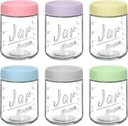 6-Pack 16oz Overnight Oats Containers with Airtight Lids - Glass Mason Jars with Measurement Marks for Yogurt, Meal Prep & Chia Pudding, Stackable & Leakproof