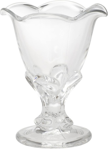 [BRSW2ZATOEPRY2DG] Mizusaki Glass MKG-612556 Parfait Glass, Approx. 4.3 inches (11 cm), Glory 6, Made in Japan, Clear