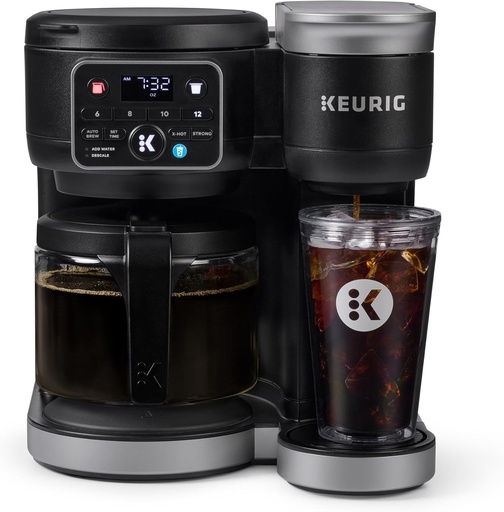 [BRSRAGQYO5YRUHTZ] Keurig K-Duo Hot & Iced Single Serve & Carafe Coffee Maker, MultiStream Technology, 72oz Reservoir (Gen 2) (Renewed)