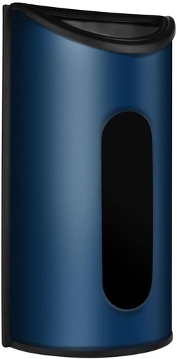 [BRSROCYOBB6QE23V] Grocery Plastic Bag Holder for Kitchen Trash Bag, Easy Wall Mount Bag Saver, Bevansol Storage Dispenser Medium, Smudge Proof with Extra Wide Access Openings, Stainless Steel (Blue)