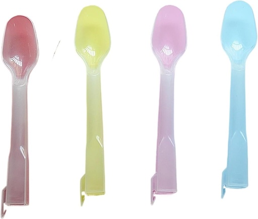 [BRSRE2YLO4FBSCL3] Compatible for XEOLEO Disposable Ice Cream Spoon Plastic Compatible for Mcflurry Spoons 100pcs Suitable Compatible for Mcflurry Ice Cream Maker Part
