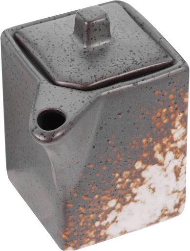 [BRSRACYQDIBAYCI6] Veemoon Japanese Style Sauce Jar Ceramic Soy Sauce Storage Vinegar Pot Seasoning Canister Kitchen Seasoning Bowl for Home Restaurant Café