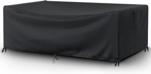 [BRSROAD7CANQ43DL] Outdoor Patio Furniture Covers Waterproof 108" L x 48" W x 36" H Rectangular Outdoor Table and Chair Set Cover 600D Wind Dust Proof Anti-UV Durable Patio Sectional Couch Cover 270x120x90cm
