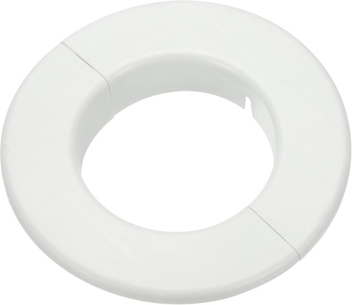 [BRSRAC36B56A2CDK] PATIKIL Wall Split Flange 3.7" (95mm), Round Detachable Escutcheon Plate Buckles Water Pipe Cover for Kitchen Bathroom Air Conditioner Arm Pipe Faucet Decoration, White