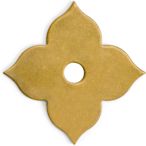 [BRSWIF3RAENAAA3M] Hardware Philosophy Clover Brass Backplate Washers 1.7 Inches - Set of 10 - Architectural, Interior Design, Doors, Furniture Cabinet Customization Hardware