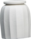 Tea Dehua Storage Tank Candy Biscuit Storage Container Kitchen Storage Jars Coffee Jar Cookie Storage Containers Ceramic Jar Sealed Jar Travel Coffee Can-White||1PCS