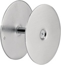 Prime-Line U 10446 Steel Door Hole Cover Plate, Satin Nickel (Single Pack)
