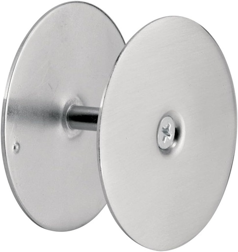 [BRSWIFT3BB5GOCIZ] Prime-Line U 10446 Steel Door Hole Cover Plate, Satin Nickel (Single Pack)
