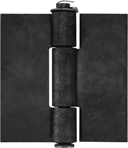 [BRSREYLRCF5RMEQ6] 3 Pcs Weld On Hinges Heavy Duty 4" x 4", MOZCORN Weldable Butt Hinges for Gates Garage Trailer Doors, Thickness 4.5mm, Load Up to 1000lbs