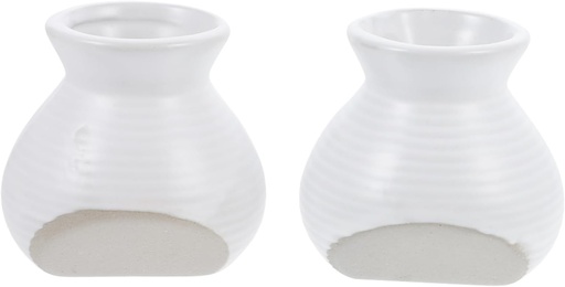 [BRSREHYZBENQ2DLL] FAVOMOTO 2pcs Practical Dry Ice Ceramic Cups with Toothpick Holder for Sushi Plate Decorations Premium Ceramic Pot Upright Placement for Hotels Restaurants Japanese Food Shops and Home Use