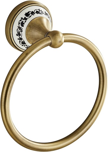 [BRSREGA3CQMROCLO] Antique Towel Ring Zinc Alloy Bathroom Kitchen Hand Ring Wall Mounted Bathroom Kitchen Towel Rack Heavy Duty Towel Hanger for Bath YIGUANXIN