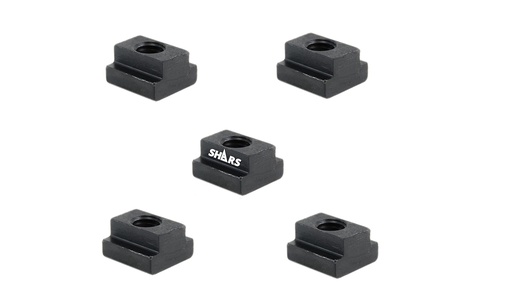 [BRSW2AI7CN5Q2AA4] Shars 5/8" T-Slots Nut, 1/2"-13 Thread 5 pcs Set 202-4818 (5) ![
