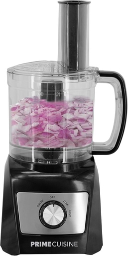 [BRSRMGI3O4IRM3TP] Electric Vegetable Chopper & Food Processor, 3 Cup Capacity, For Mincing, Emulsify and Puree with Extra Slicer and Shredder Blade Disc, Black