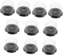 10pcs Elegant Cake Storage Box Cake Carrier to Go Food Containers Party Accessories Random Color