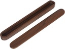 Portable Black Walnut Chopsticks Storage Container Lid for Outdoor Travel Kitchen Use Lightweight Utensil Organizer for Students Professionals