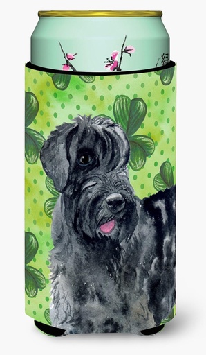 [BRSWG2YBOAFA2CQU] Caroline's Treasures BB9834TBC Giant Schnauzer St Patrick's Tall Boy Hugger, Green Can Cooler Sleeve Hugger Machine Washable Drink Sleeve Hugger Collapsible Insulator Beverage Insulated Holder