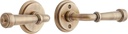 Signature Hardware 479171 Esmond Right Handed Solid Brass Privacy Door Lever Set with 2-3/4" Backset