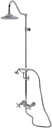 Kingston Brass CCK3661AX Kingston Wall Mount Rain Drop Shower System, Polished Chrome