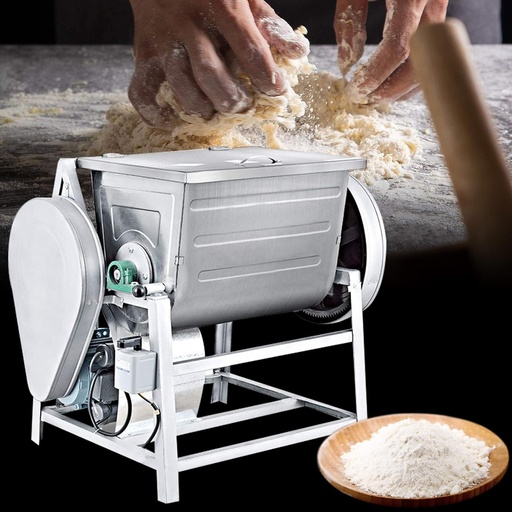 [BRSRMHYPDN6G2AY7] Commercial Food Mixer, 30Qt 1500W Heavy Duty Electric Dough Mixer Premium Kitchen Flour Equipment for Schools Bakeries,110V